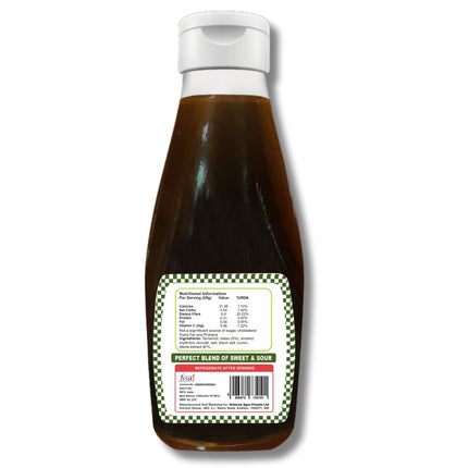 Vistevia Sugar Free Imli Chutney, Diabetic And Keto Friendly - Sweetened Naturally With Stevia - Delicious To Taste, With A Perfect Balance Of Sweet And Sour - Pack Of 1 (540G)