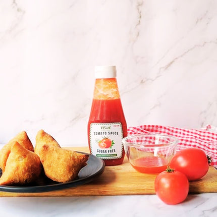 Vistevia Sugar Free Imli Chutney & Tomato Sauce (250*2G) | Diabetic & Keto Friendly | Sweetened with Stevia | 100% Natural | Tastes Delicious