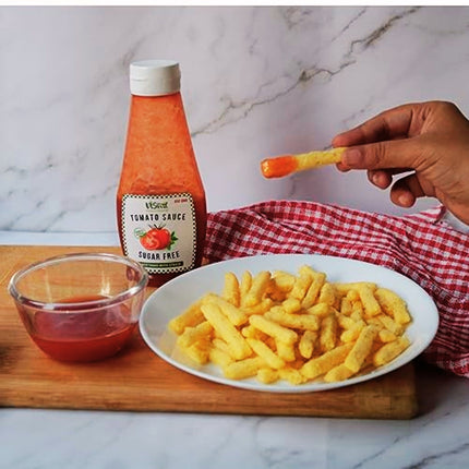 Vistevia Sugar Free Imli Chutney & Tomato Sauce (250*2G) | Diabetic & Keto Friendly | Sweetened with Stevia | 100% Natural | Tastes Delicious