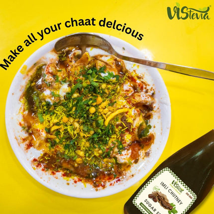 Vistevia Sugar Free Imli Chutney 250G | DIabetic & Keto Friendly | Sweetened with Stevia