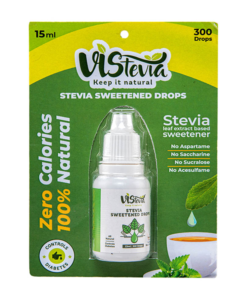 Sugar-Free Liquid Stevia Drops  – 15 ml (300 Drops)