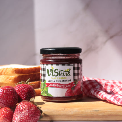 Sugar-Free Stevia Strawberry Jam – 220gm