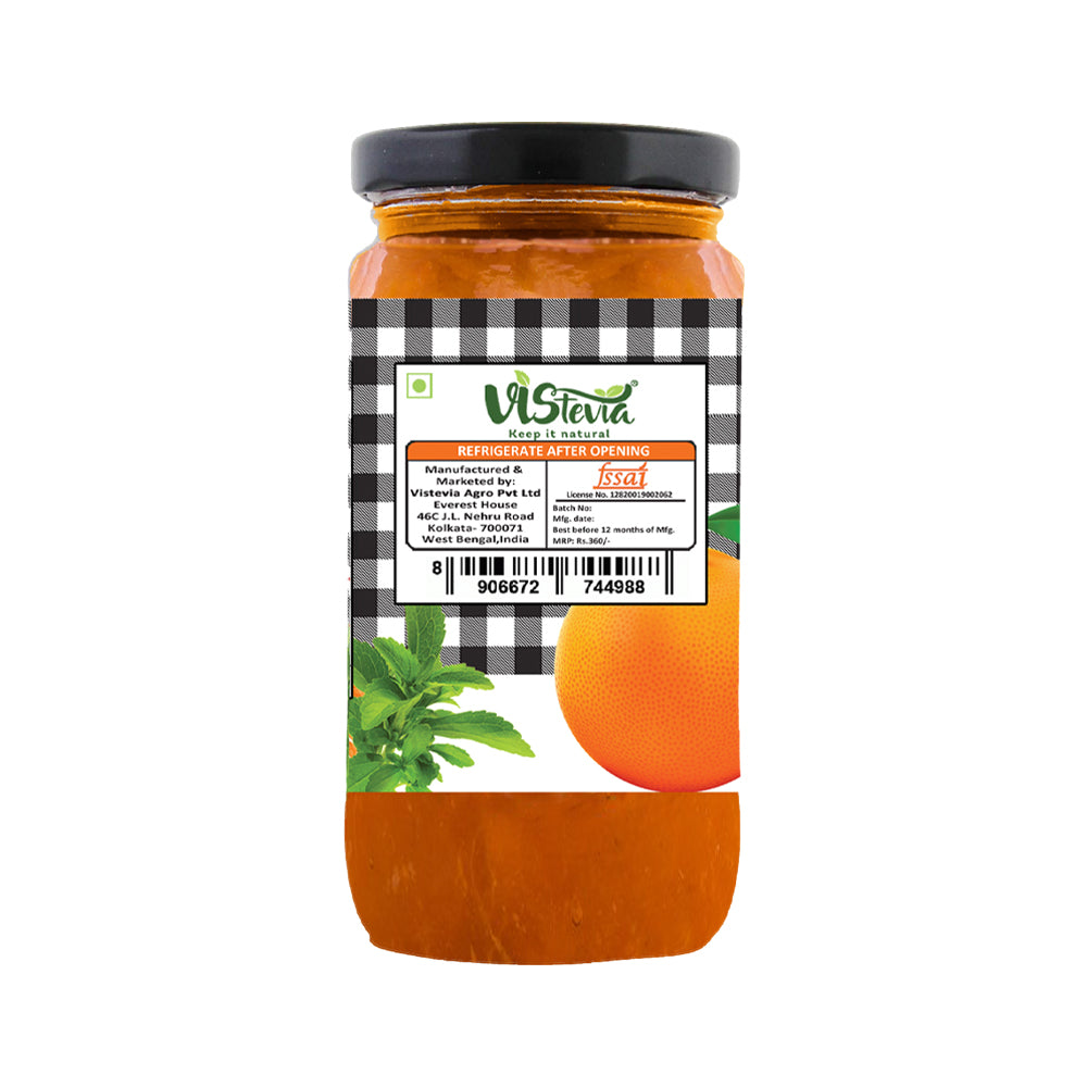 Sugar-Free Stevia Orange Jam – 400gm