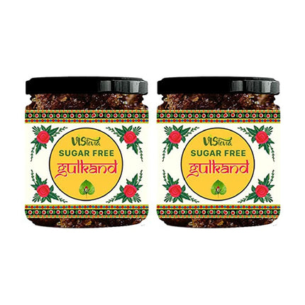 SUGAR-FREE GULKAND COMBO (PACK OF 2) 100% NATURAL AND DIABETIC FRIENDLY