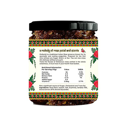 Sugar-Free Stevia Mixed Fruit Jam & Gulkand – Pack of 2