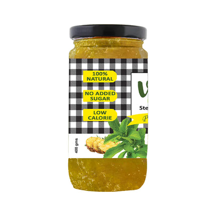 Vistevia Sugar-Free Stevia Pineapple Jam & 100% Natural Liquid Drops