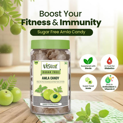 Sugar Free Amla Candy -Diabetic & Keto Friendly, Stevia Sweetened - pack of 1, 600G