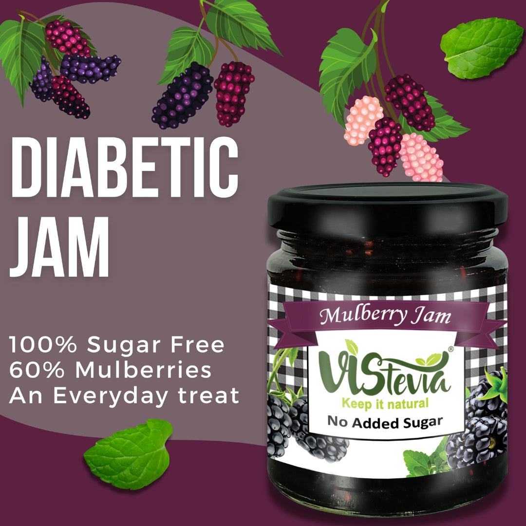 Sugar-Free Stevia Mulberry Jam (Limited Edition) – 220gm