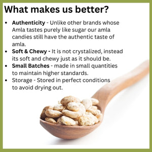 VIStevia Sugar Free Dried and Sweetened Amla Candy, Diabetic and Keto Friendly - Sweetened Naturally with Stevia - A Great Source of VitaminC and Antioxidants - Tastes Delicious - Pack of 1 (250 GM)