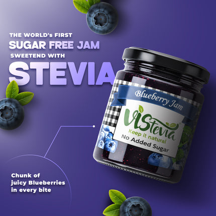 Summer Berry Combo - Sugar Free Blueberry Jam & Strawberry Syrup