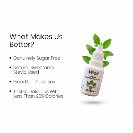 Sugar Free Liquid Stevia Drops | 15ml | Vistevia