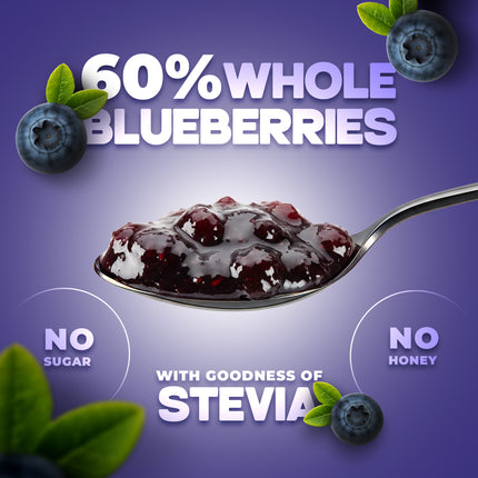 Summer Berry Combo - Sugar Free Blueberry Jam & Strawberry Syrup