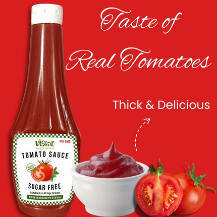 Sugar Free Stevia Tomato Sauce | 540g | Vistevia