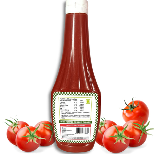 Sugar Free Stevia Tomato Sauce | 540g | Vistevia