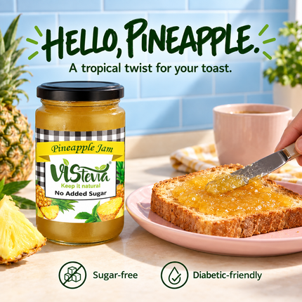 Sugar Free Pineapple & Orange Jam | Combo 2 x 400g | Vistevia