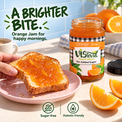 Sugar Free Pineapple & Orange Jam | Combo 2 x 400g | Vistevia