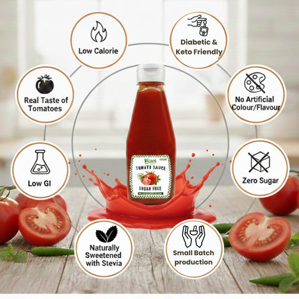 Sugar Free Stevia Tomato Sauce | 540g | Vistevia