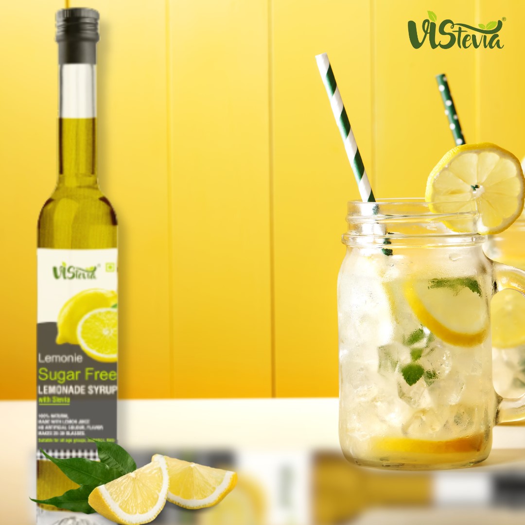 Sugar-Free Lemonie 100% Natural Lemonade Syrup | Stevia Sweetend - 470ml