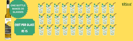 Sugar-Free Lemonie 100% Natural Lemonade Syrup | Stevia Sweetend - 470ml