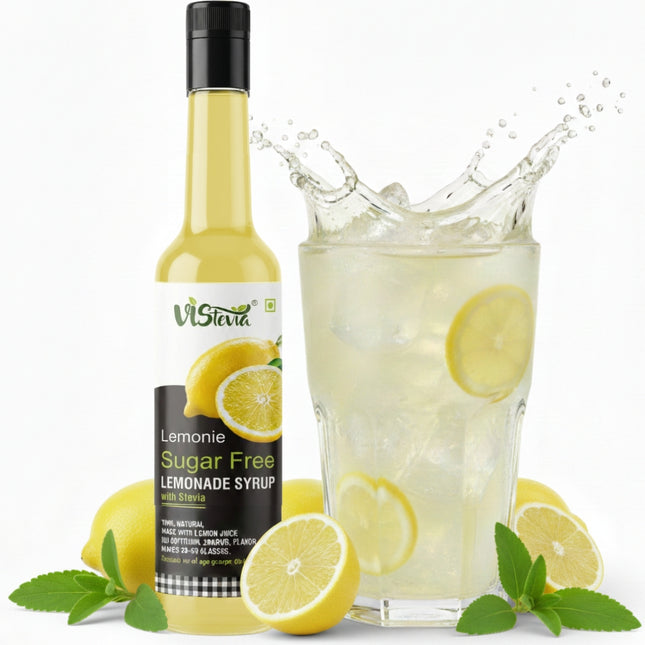 Sugar-Free Lemonie 100% Natural Lemonade Syrup | Stevia Sweetend - 470ml
