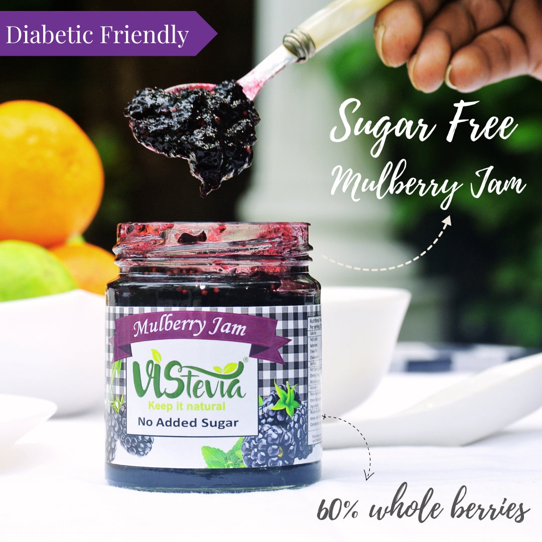 Sugar-Free Stevia Mulberry Jam (Limited Edition) – 220gm