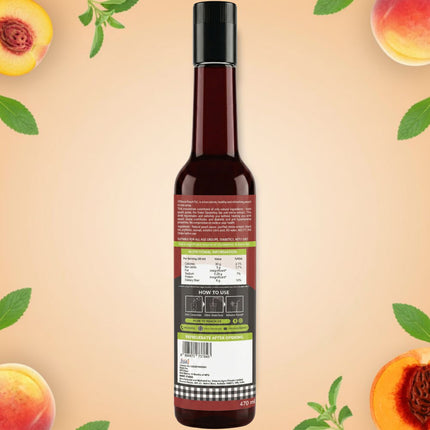 Sugar Free Peach Iced Tea | 470ml | Vistevia
