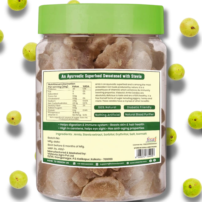 Sugar Free Amla Candy | 300g | Vistevia