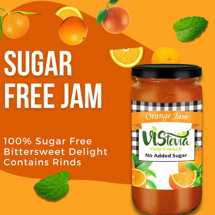 Sugar-Free Stevia Orange Jam – 400gm