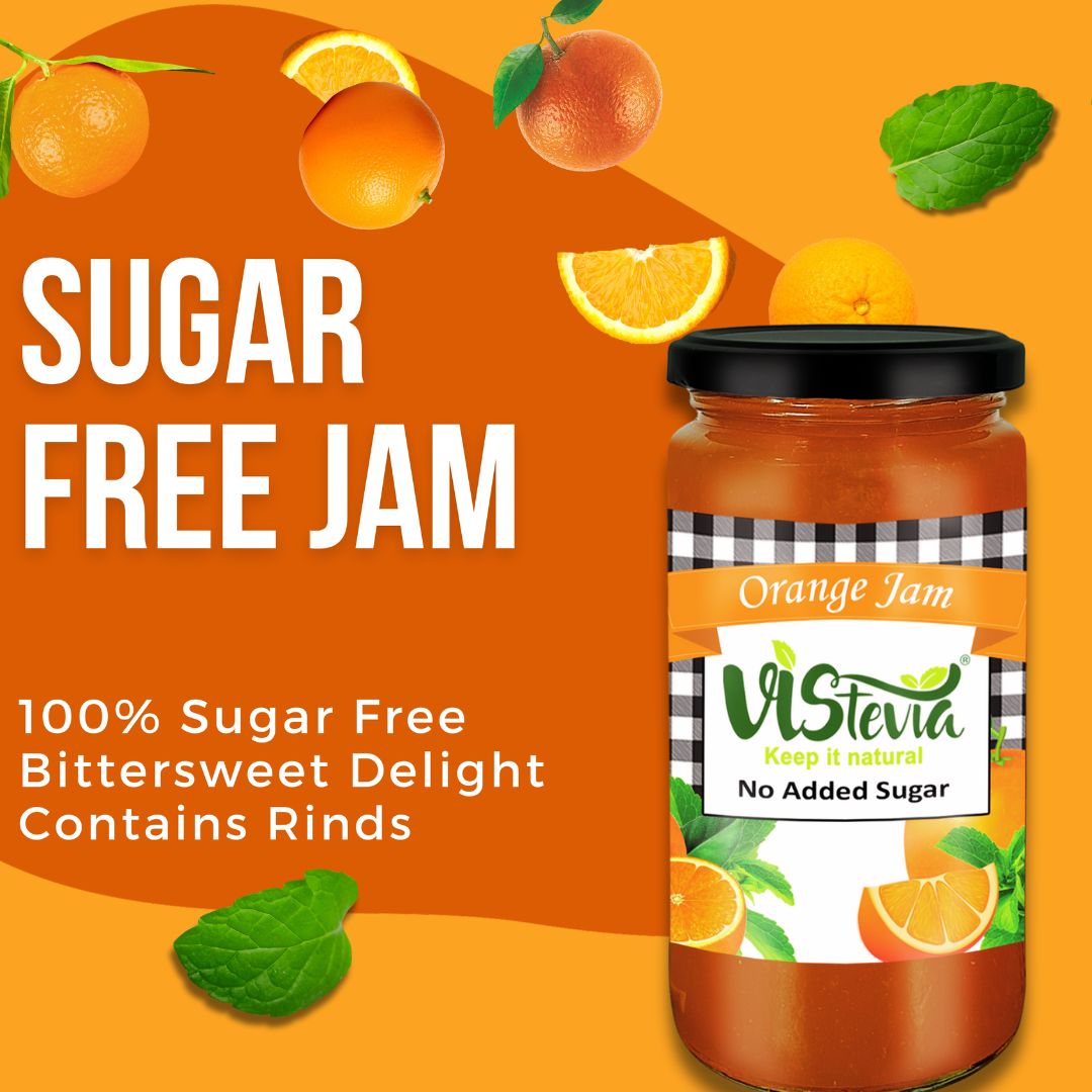 Sugar-Free Stevia Orange Jam – 400gm