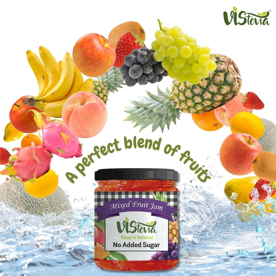 Sugar-Free Mixed Fruit Jam 220gm