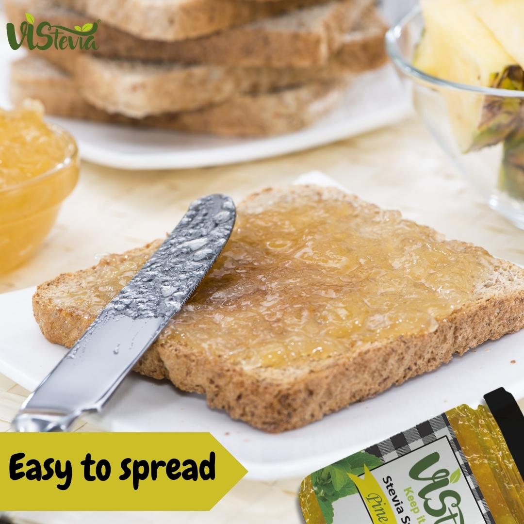 Sugar-Free Stevia Pineapple Jam - 220gm