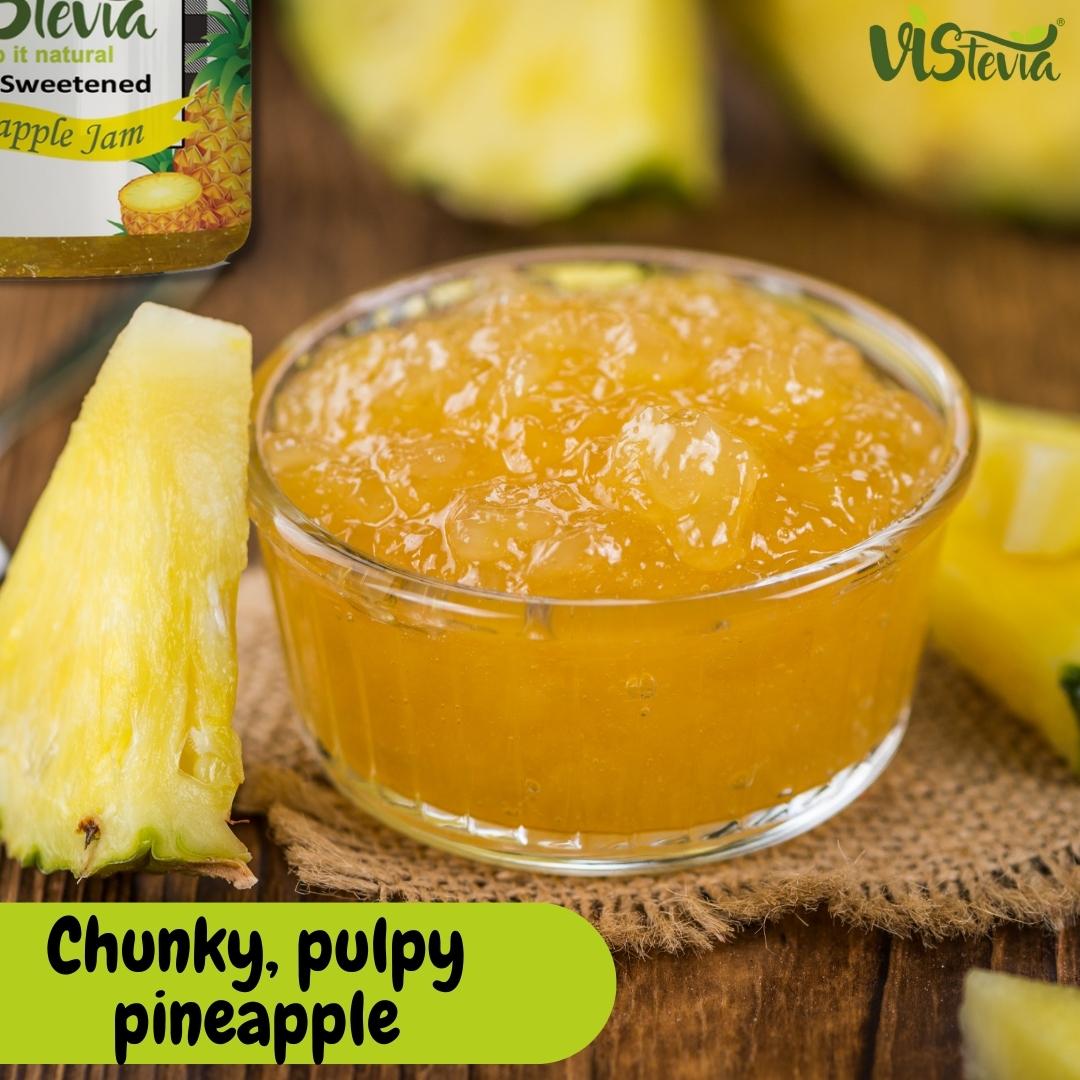 Sugar-Free Stevia Pineapple Jam - 220gm