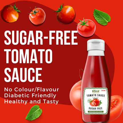 VIStevia Sugar-free Tomato Sauce ( 540 gm ), 100% Natural, Sweetened with Stevia