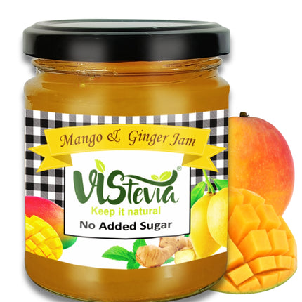 Sugar Free Mango and Ginger Jam | 220g | Vistevia