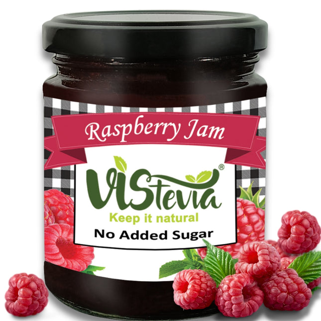 Sugar-Free Stevia Raspberry Jam (Limited Edition) – 220gm