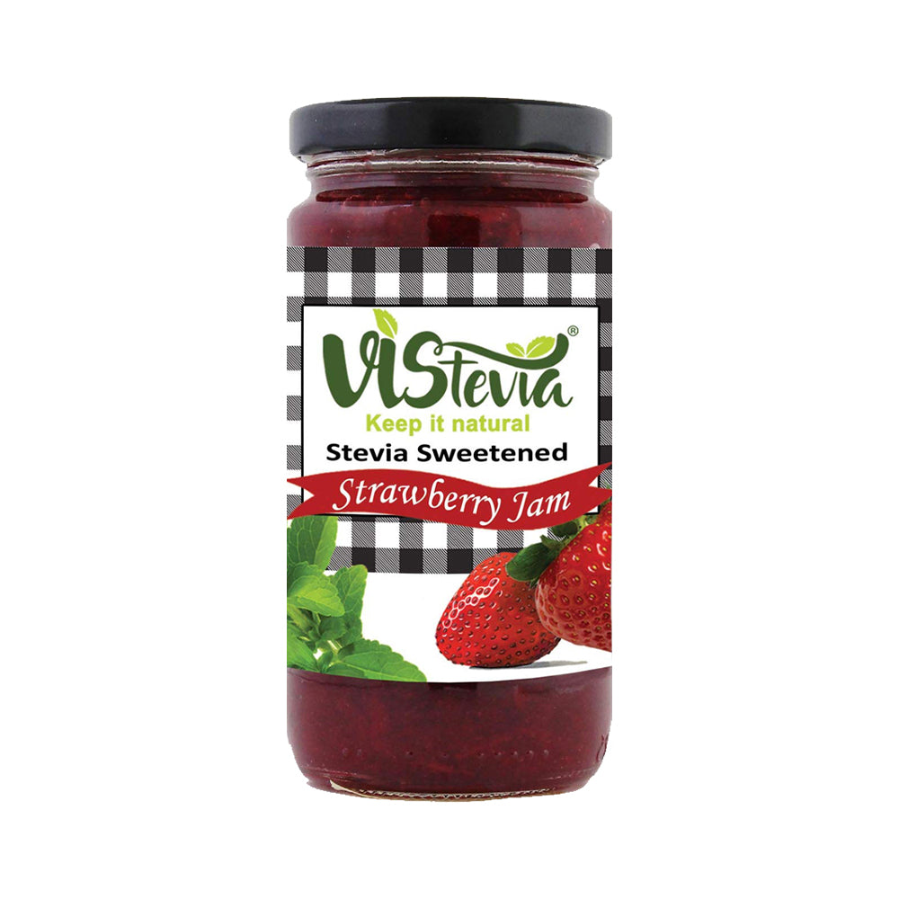 Sugar-Free Stevia Strawberry & Orange Jam – Pack of 2 (400gm x 2)