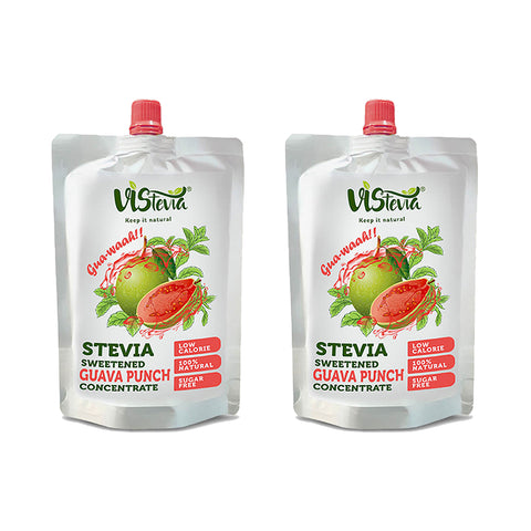 Sugar-Free Stevia Gua-waah Drink Syrup – Pack of 2 (150ml x 2 )