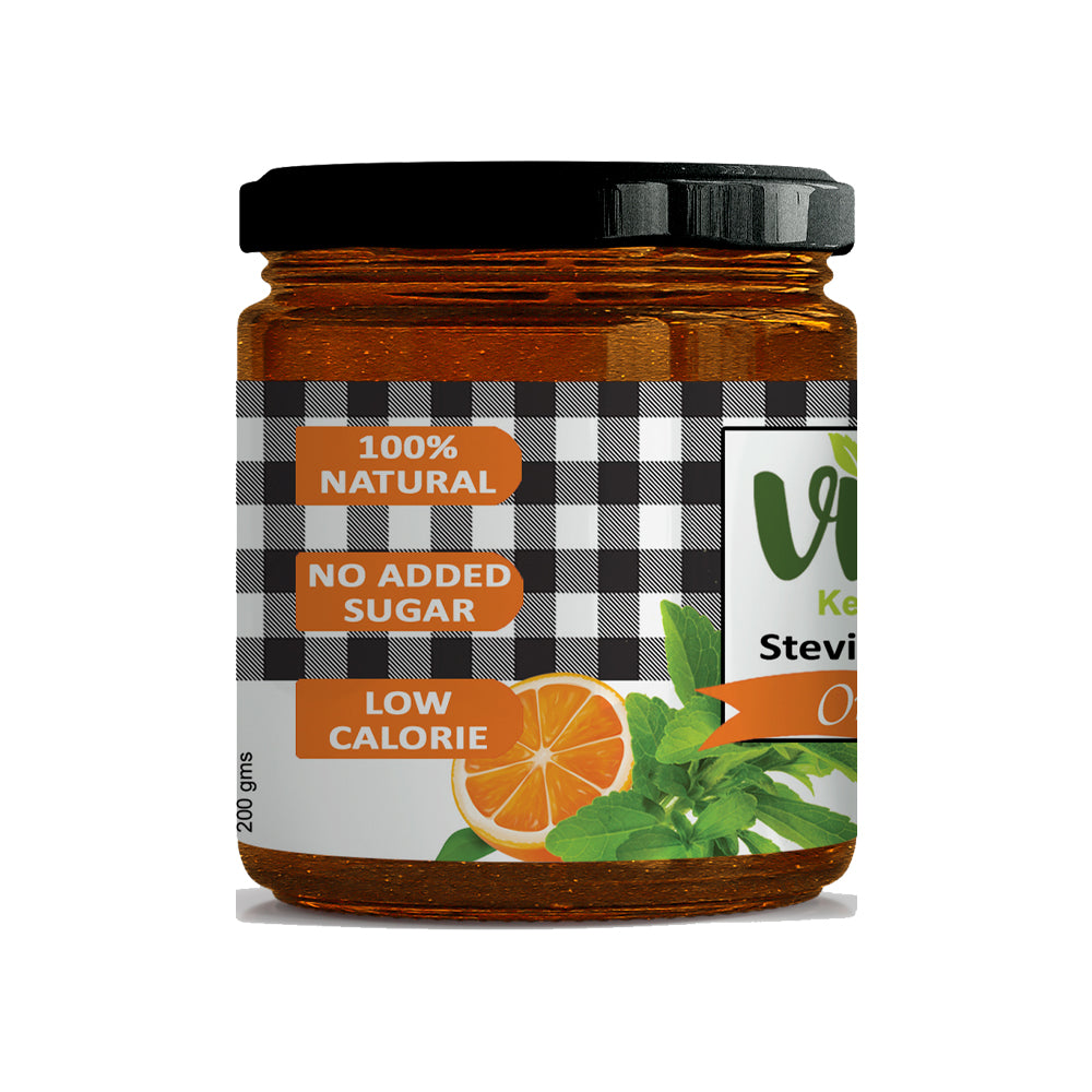 Sugar-Free Stevia Orange Jam –  Pack of 2 (220gm x 2)