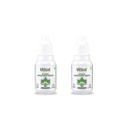 Sugar-Free Liquid Stevia Drops - Pack of 2 (15ml x 2)