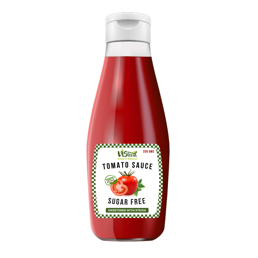 Sugar-free Tomato Sauce | 100% Natural | Sweetened with Stevia - 250gm