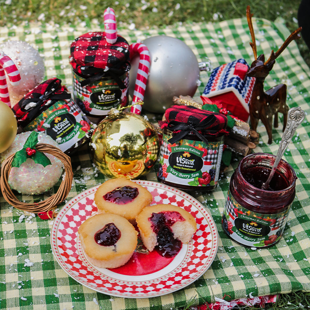 Sugar Free Stevia Very Berry Jam (220 gm)- Christmas Edition