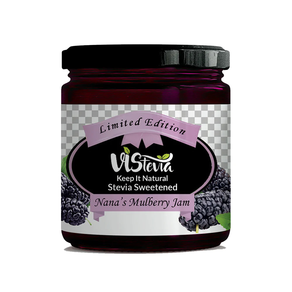 Sugar-Free Stevia Mixed Fruit & Mulberry Jam – Pack of 2 (220gm x 2)