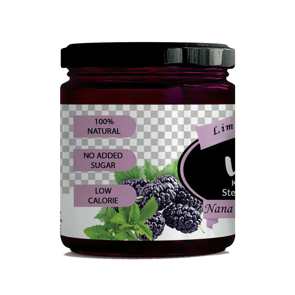 Sugar-Free Stevia Mixed Fruit & Mulberry Jam – Pack of 2 (220gm x 2)